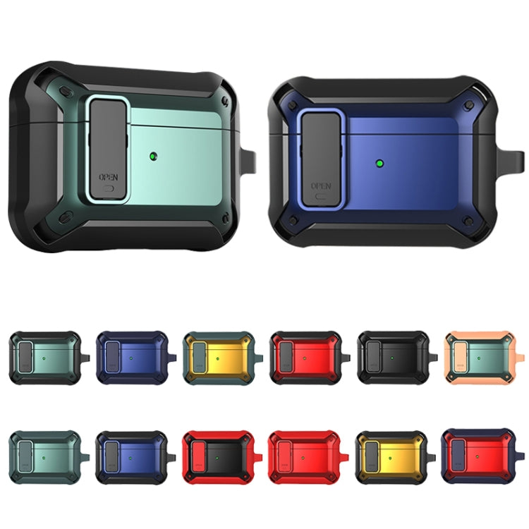 For AirPods Pro 2 Wireless Earphones Shockproof Bumblebee Silicone Protective Case(Black Blue) - For AirPods Pro 2 by PMC Jewellery | Online Shopping South Africa | PMC Jewellery | Buy Now Pay Later Mobicred
