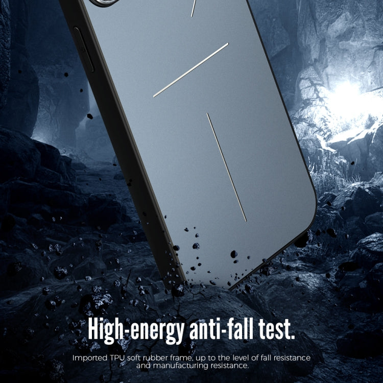 For iPhone 14 Plus R-JUST RJ52 3-Line Style Metal TPU Shockproof Phone Case(Purple) - iPhone 14 Plus Cases by R-JUST | Online Shopping South Africa | PMC TechLife