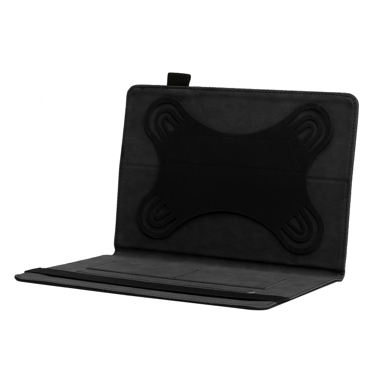 For 10 inch Life Tree Pattern Flip Universal Leather Tablet Case(Black) - 10 - 11 inch by PMC TechLife | Online Shopping South Africa | PMC TechLife | Buy Now Pay Later Mobicred