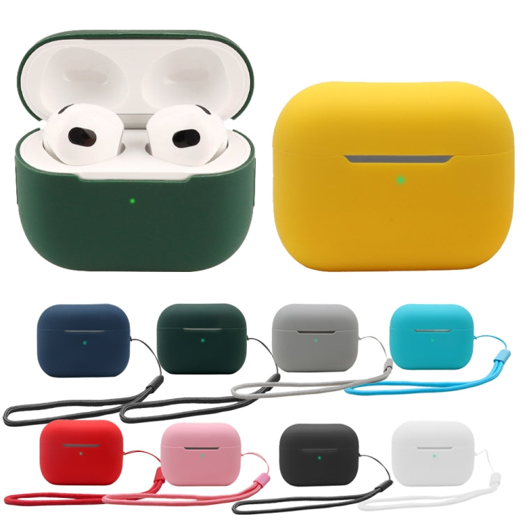 For AirPods Pro 2 2.0mm Solid Color Silicone Protective Cover(Yellow) - For AirPods Pro 2 by PMC Jewellery | Online Shopping South Africa | PMC Jewellery | Buy Now Pay Later Mobicred