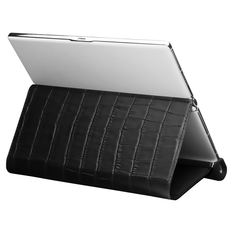 For Huawei Mate XS 2 QIALINO Crocodile Pattern Genuine Leather Phone Case(Black) - free shipping - PMC TechLife - Order now!