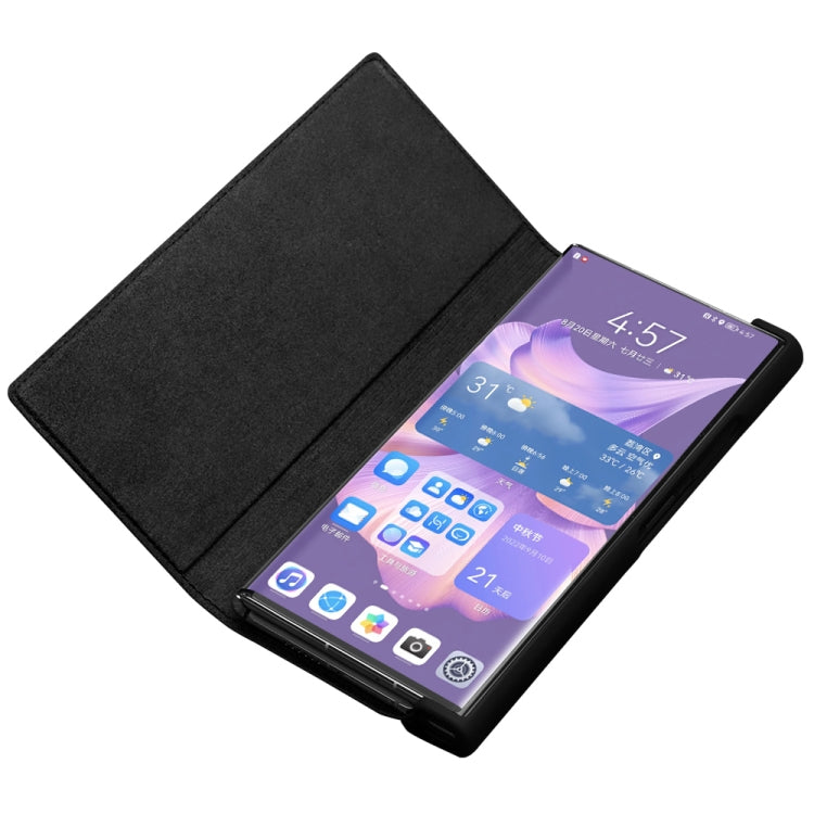 For Huawei Mate XS 2 QIALINO Crocodile Pattern Genuine Leather Phone Case(Black) - free shipping - PMC TechLife - Order now!