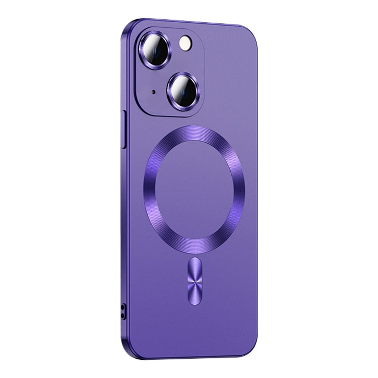 For iPhone 13 Liquid Lens Protector Magsafe Phone Case(Dark Purple) - free shipping - PMC TechLife - Order now!