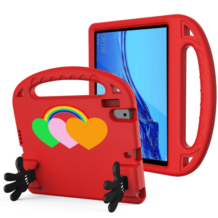For Lenovo Tab P10 TB-X706 Love Small Palm Holder EVA Tablet Case(Red) - Lenovo by PMC TechLife | Online Shopping South Africa | PMC TechLife | Buy Now Pay Later Mobicred