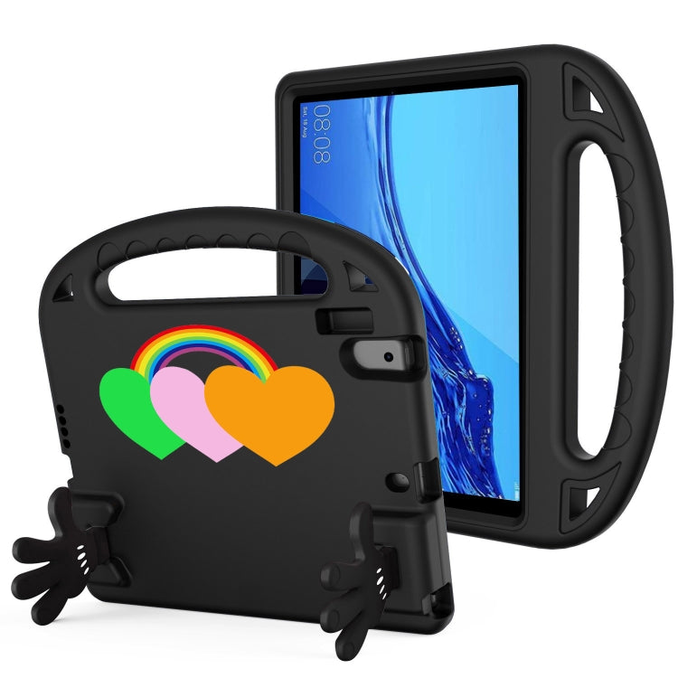 For Lenovo Tab M10 FHD TB-X605FC 10.1 Love Small Palm Holder EVA Tablet Case(Black) - Lenovo by PMC TechLife | Online Shopping South Africa | PMC TechLife | Buy Now Pay Later Mobicred