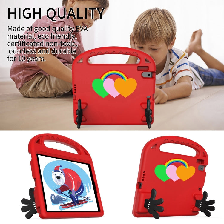 For Lenovo Tab M10 FHD TB-X605FC 10.1 Love Small Palm Holder EVA Tablet Case(Red) - Lenovo by PMC TechLife | Online Shopping South Africa | PMC TechLife | Buy Now Pay Later Mobicred