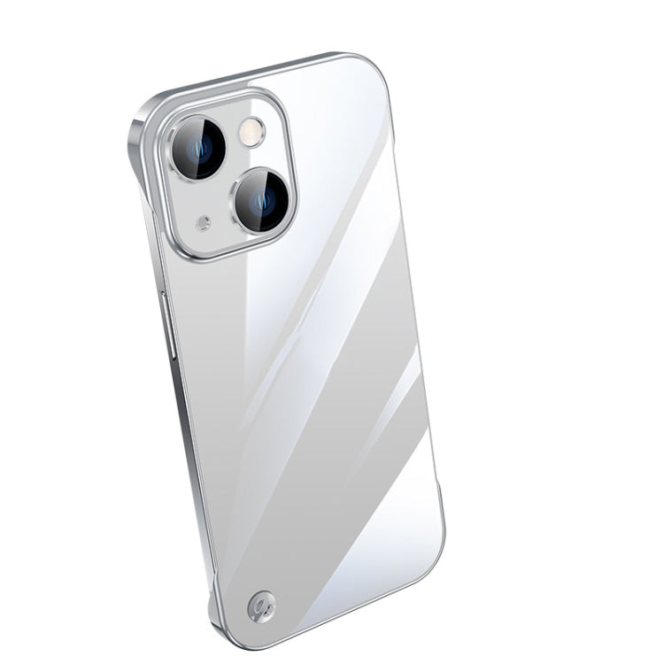 For iPhone 14 Electroplating Frameless Clear PC Phone Case(Transparent) - iPhone 14 Cases by PMC TechLife | Online Shopping South Africa | PMC TechLife