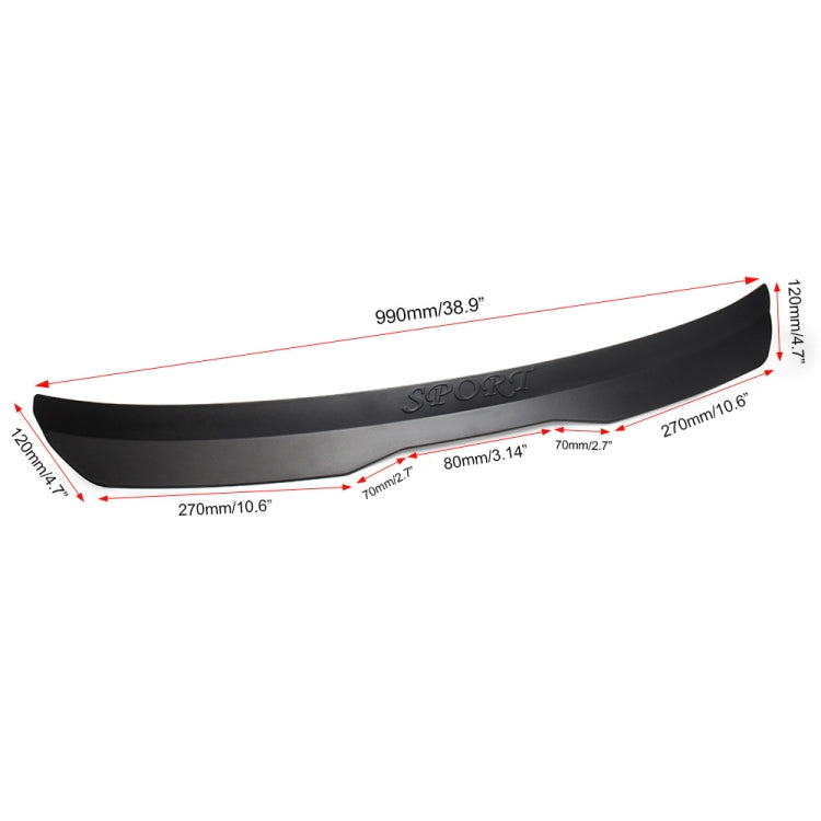 Universal Car Modified Hatchback Rear Roof Spoiler Wing(Carbon Fiber) - free shipping - PMC TechLife - Order now!