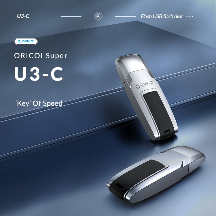 ORICO USB Flash Drive, Read: 100MB/s, Write: 50MB/s, Memory:256GB, Port:USB-A(Silver) - free shipping - PMC Jewellery - Order now!