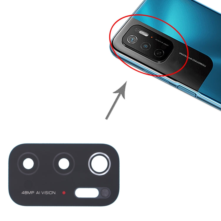 For Xiaomi Redmi Note 11SE 10 PCS Back Camera Lens - Camera by PMC TechLife | Online Shopping South Africa | PMC TechLife