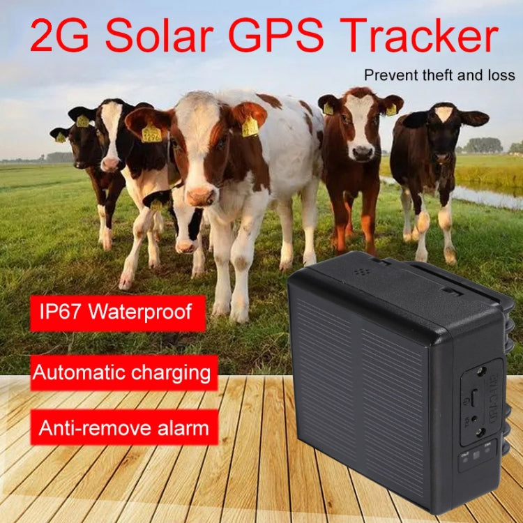 RF-V24 2G Solar GPS Tracking Locator Livestock Tracker with 2G Memory - Pet Tracker by PMC TechLife | Online Shopping South Africa | PMC TechLife | Buy Now Pay Later Mobicred