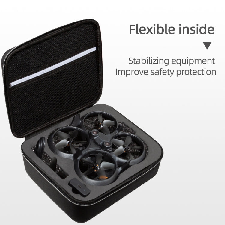 For DJI Avata Drone Body Square Shockproof Hard Case Carrying Storage Bag, Size: 28 x 23 x 10cm(Black + Red Liner) - Cases & Bags by PMC TechLife | Online Shopping South Africa | PMC TechLife | Buy Now Pay Later Mobicred