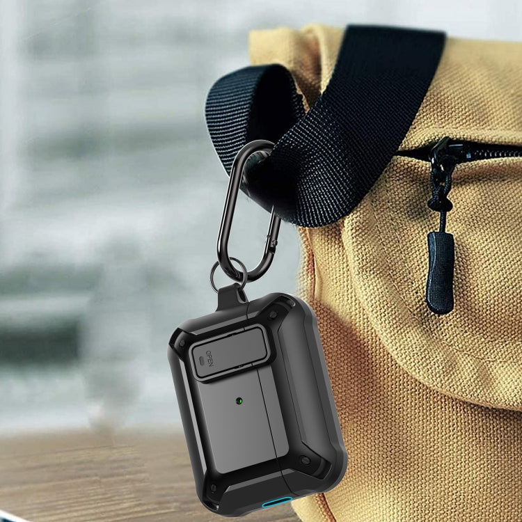 For AirPods Pro 2 Bumblebee Wireless Earphones Silicone Case with Switch & Lanyard Hole(Blue) - For AirPods Pro 2 by PMC Jewellery | Online Shopping South Africa | PMC Jewellery | Buy Now Pay Later Mobicred