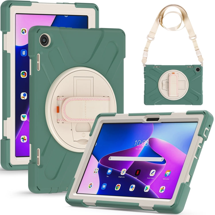 For Lenovo Tab M10 10.1 3rd Gen Silicone + PC Protective Tablet Case(Emerald) - free shipping - PMC TechLife - Order now!