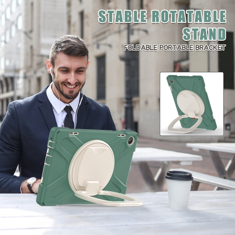 For Lenovo Tab M10 10.1 3rd Gen Silicone + PC Protective Tablet Case(Emerald) - Lenovo by PMC TechLife | Online Shopping South Africa | PMC TechLife | Buy Now Pay Later Mobicred