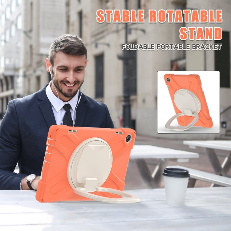 For Lenovo Tab M10 10.1 3rd Gen Silicone + PC Protective Tablet Case(Orange) - Lenovo by PMC TechLife | Online Shopping South Africa | PMC TechLife | Buy Now Pay Later Mobicred