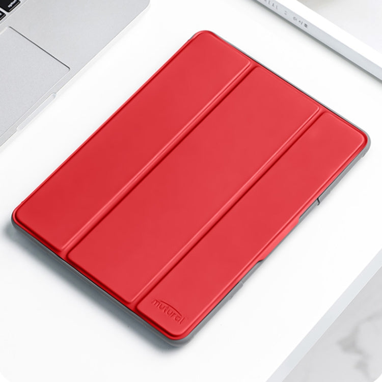 For iPad 2025 / 2022 Mutural PC + TPU Shockproof Leather Tablet Case(Red) - free shipping - PMc TechLife - Order now!