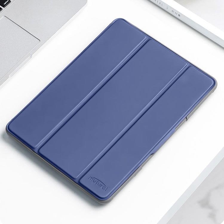 For iPad 2025 / 2022 Mutural PC + TPU Shockproof Leather Tablet Case(Blue) - free shipping - PMc TechLife - Order now!