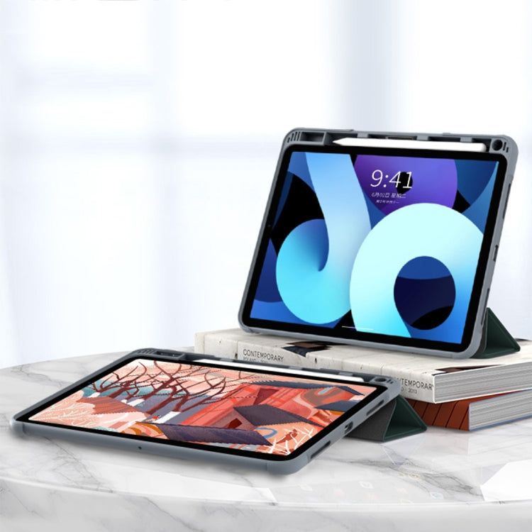For iPad 2025 / 2022 Mutural PC + TPU Shockproof Leather Tablet Case(Green) - free shipping - PMc TechLife - Order now!