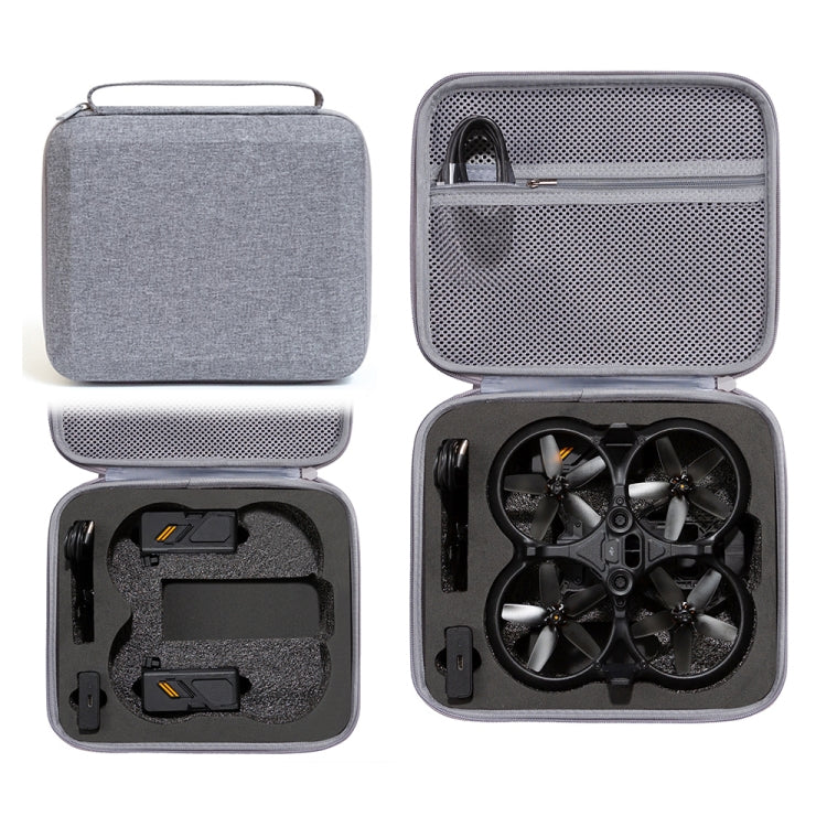 For DJI Avata Drone Body Square Shockproof Hard Case Carrying Storage Bag, Size: 27 x 23 x 10cm(Grey + Black Liner) - free shipping - PMC TechLife - Order now!