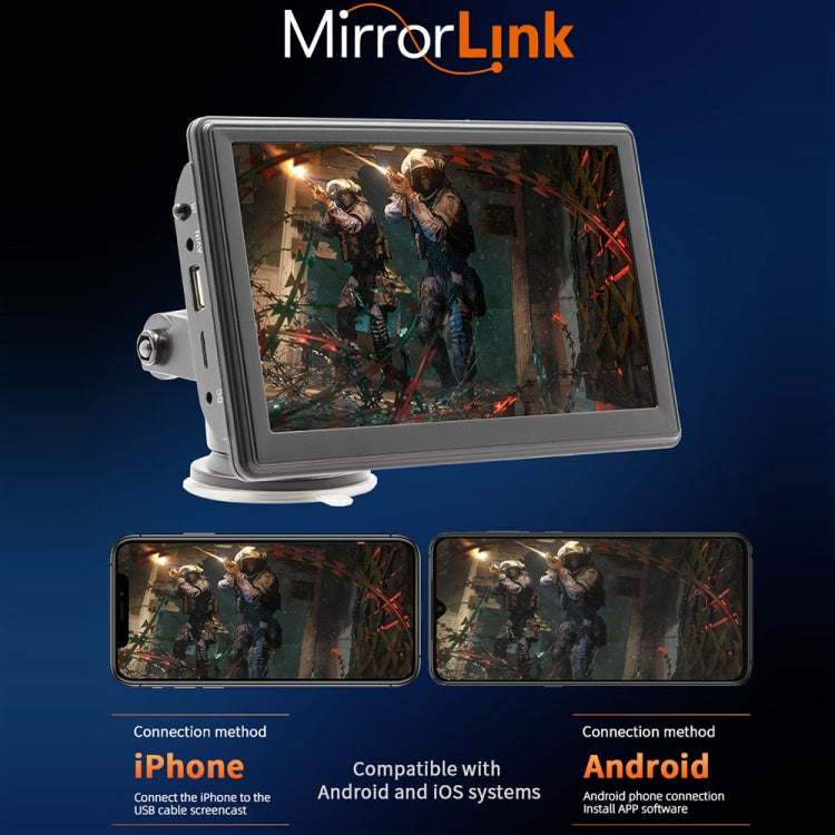 7 inch Wireless CarPlay Radio Multimedia Player 1080P IPS Touch Screen MP5 Radios Bluetooth Monitor - Car MP3 & MP4 & MP5 by PMC TechLife | Online Shopping South Africa | PMC TechLife | Buy Now Pay Later Mobicred