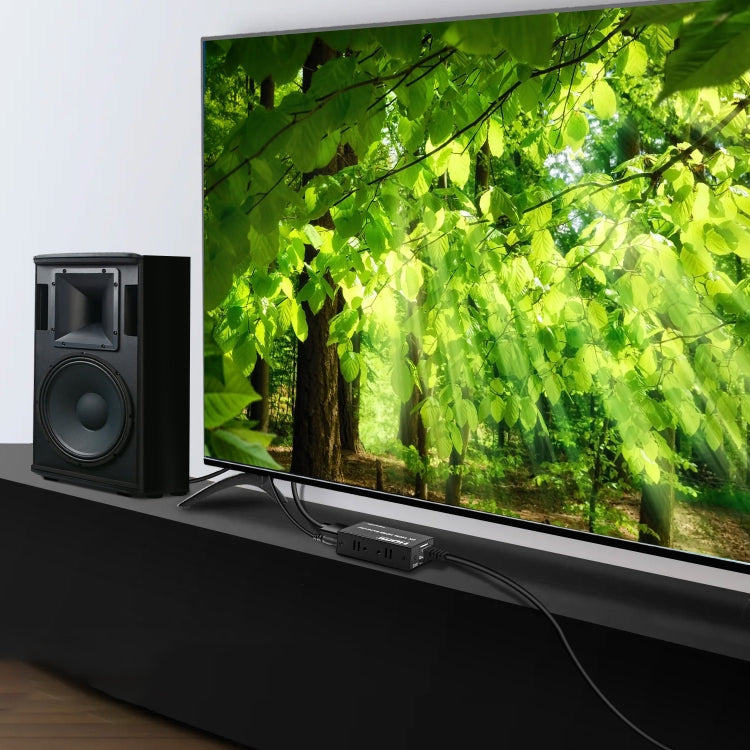 4K HDMI to RJ45 Network Extender, Transmission Distance: 120m(EU Plug) - free shipping - PMC Jewellery - Order now!