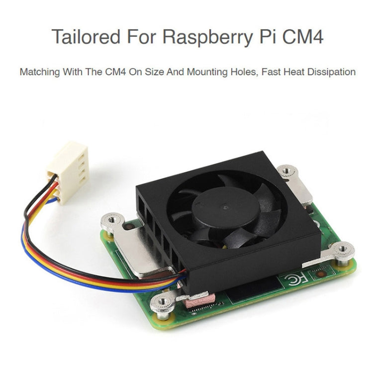 Waveshare Dedicated 3007 Cooling Fan for Raspberry Pi Compute Module 4 CM4, Power Supply:5V - free shipping - PMC Jewellery - Order now!