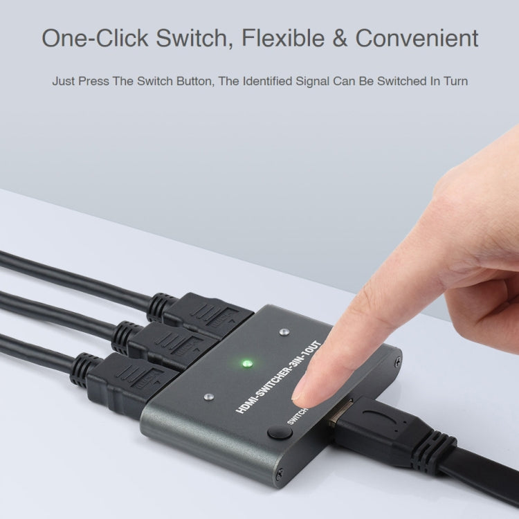 Waveshare 3 in 1 3 inch 4K HDMI Switcher - free shipping - PMC Jewellery - Order now!