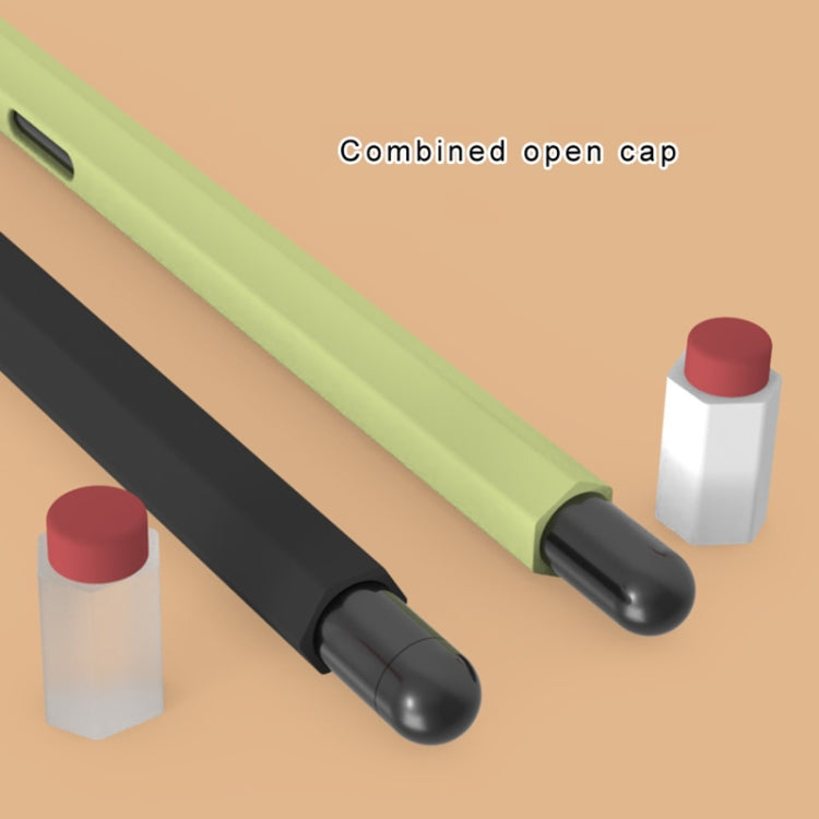 For Samsung Galaxy Tab S7 / S7+ / S8 / S8+ LOVE MEI Soft Silicone Stylus Pen Protective Case(Green) - Pencil Accessories by LOVE MEI | Online Shopping South Africa | PMC TechLife | Buy Now Pay Later Mobicred