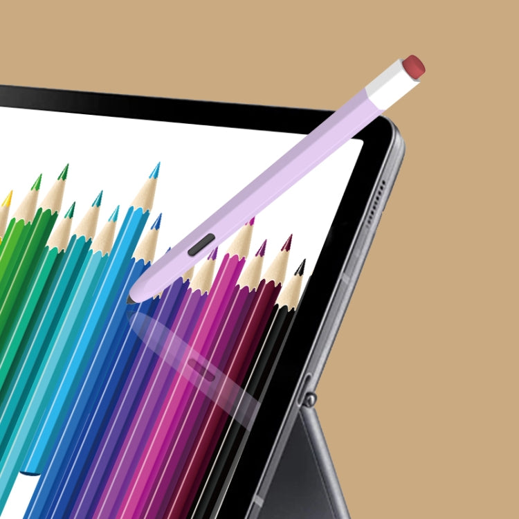 For Samsung Galaxy Tab S7 / S7+ / S8 / S8+ LOVE MEI Soft Silicone Stylus Pen Protective Case(Green) - Pencil Accessories by LOVE MEI | Online Shopping South Africa | PMC TechLife | Buy Now Pay Later Mobicred