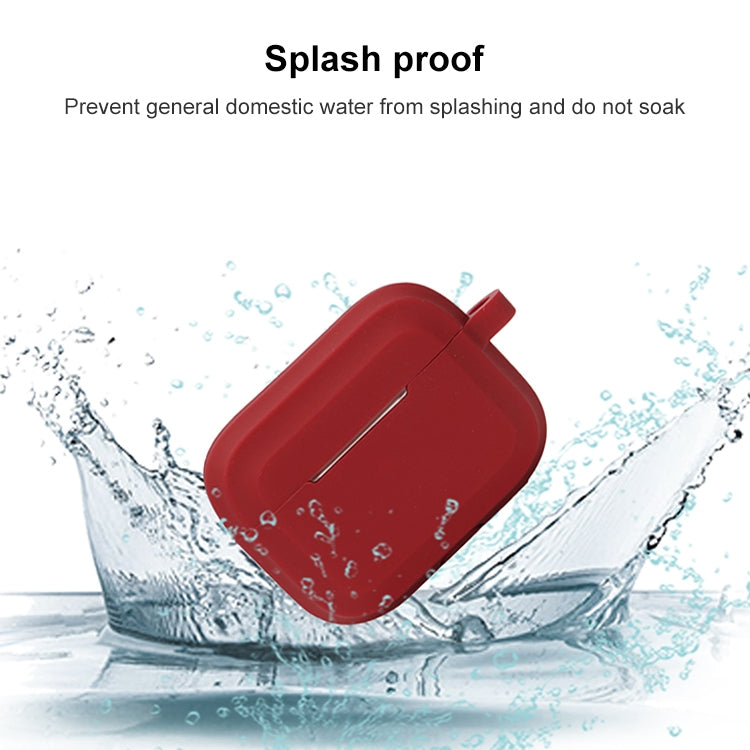 For AirPods Pro 2 Striped Shockproof Earphone Case(Milk Tea) - For AirPods Pro 2 by PMC Jewellery | Online Shopping South Africa | PMC Jewellery | Buy Now Pay Later Mobicred
