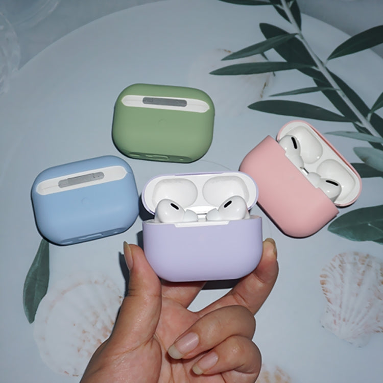 For AirPods Pro 2 Spliting Silicone Protective Case(Matcha Green) - For AirPods Pro 2 by PMC Jewellery | Online Shopping South Africa | PMC Jewellery | Buy Now Pay Later Mobicred