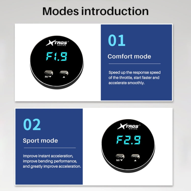 For Proton X70 TROS CK Car Potent Booster Electronic Throttle Controller - Car Modification by TROS | Online Shopping South Africa | PMC TechLife | Buy Now Pay Later Mobicred