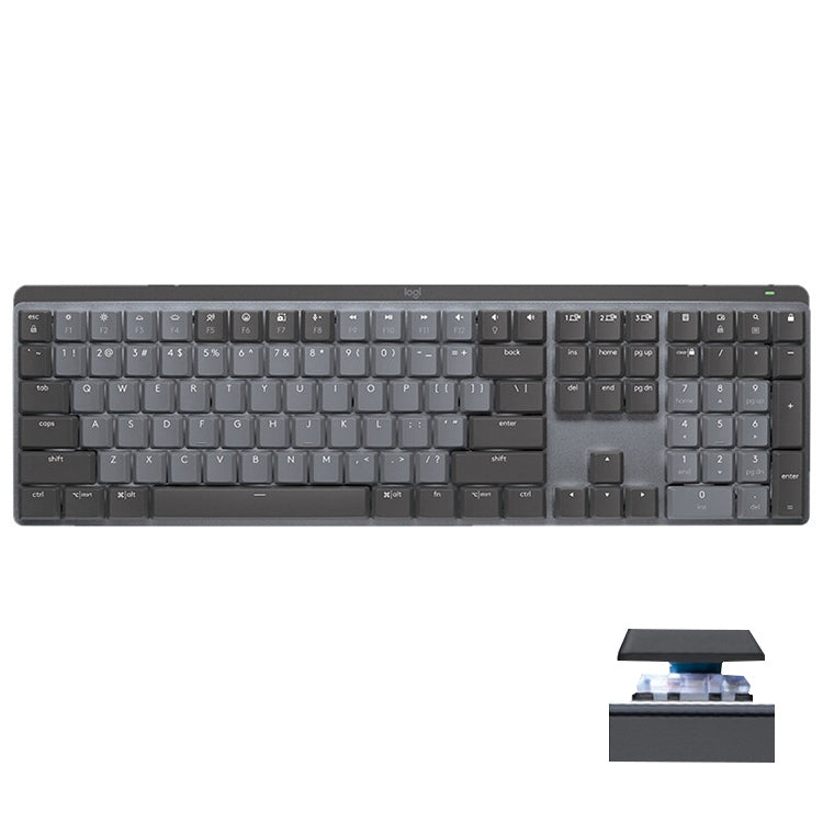 Logitech MX Mechanical Wireless Bluetooth Dual Mode Keyboard with Logi Bolt USB Receiver(Green Axis) - free shipping - PMC TechLife - Order now!