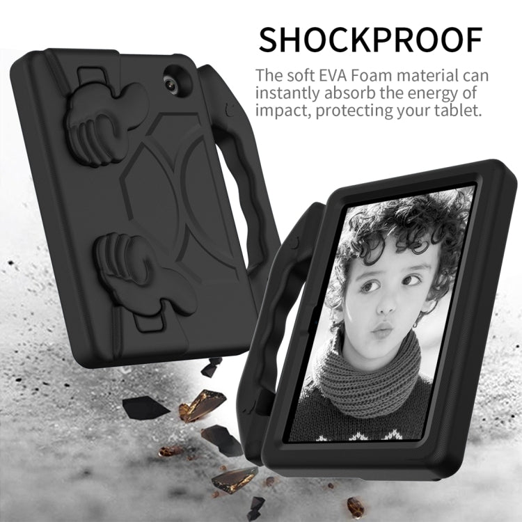 For Amazon Kindle Fire 7 2022 Children EVA Shockproof Tablet Case with Thumb Bracket(Black) - Amazon by PMC TechLife | Online Shopping South Africa | PMC TechLife | Buy Now Pay Later Mobicred