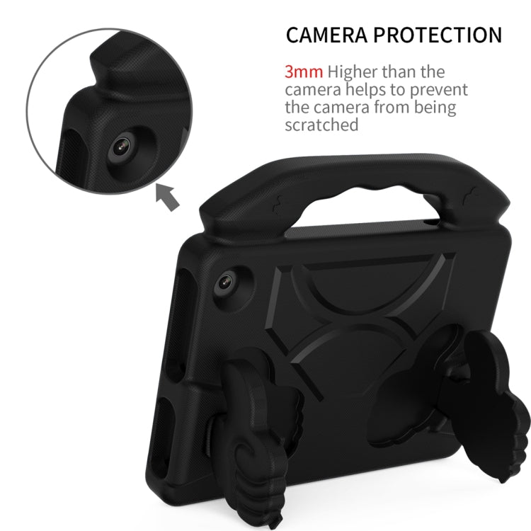 For Amazon Kindle Fire 7 2022 Children EVA Shockproof Tablet Case with Thumb Bracket(Black) - Amazon by PMC TechLife | Online Shopping South Africa | PMC TechLife | Buy Now Pay Later Mobicred