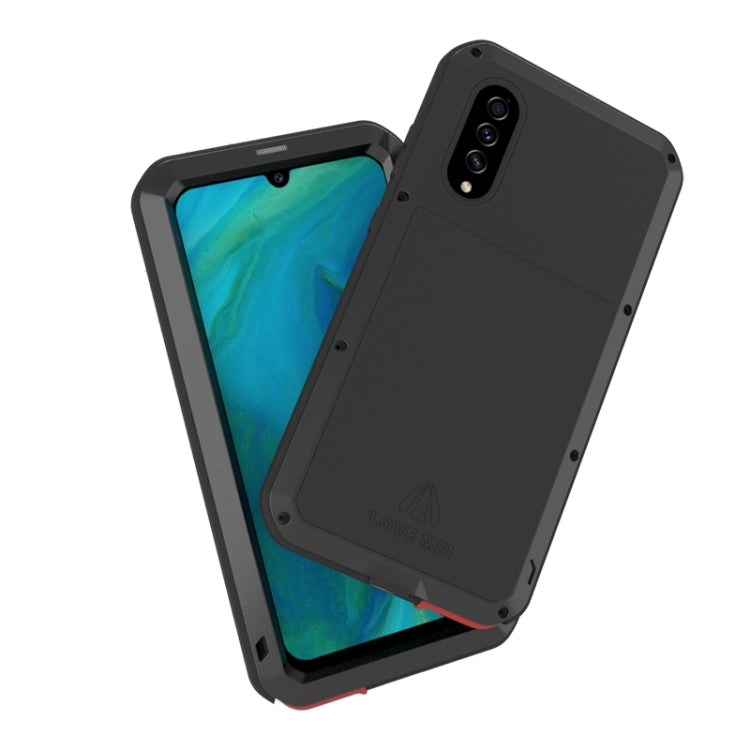 For Galaxy A70s LOVE MEI Metal Shockproof Waterproof Dustproof Protective Case(Silver) - Galaxy Phone Cases by LOVE MEI | Online Shopping South Africa | PMC TechLife | Buy Now Pay Later Mobicred
