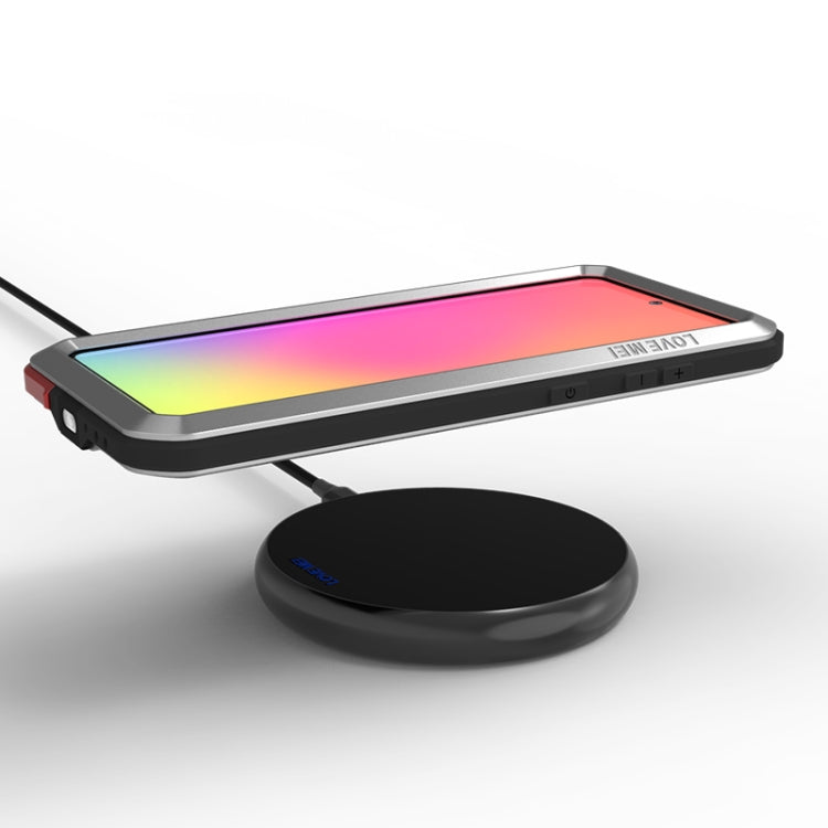 For Galaxy A71 LOVE MEI Metal Shockproof Waterproof Dustproof Protective Case(Silver) - free shipping - PMC TechLife - Order now!