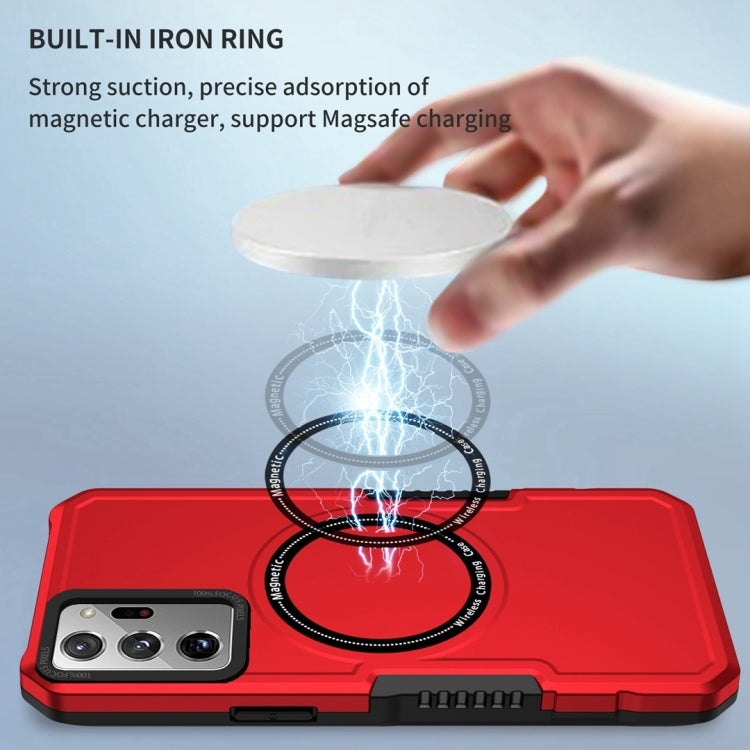 For Samsung Galaxy Note20 Ultra MagSafe Shockproof Armor Phone Case(Red) - free shipping - PMC TechLife - Order now!