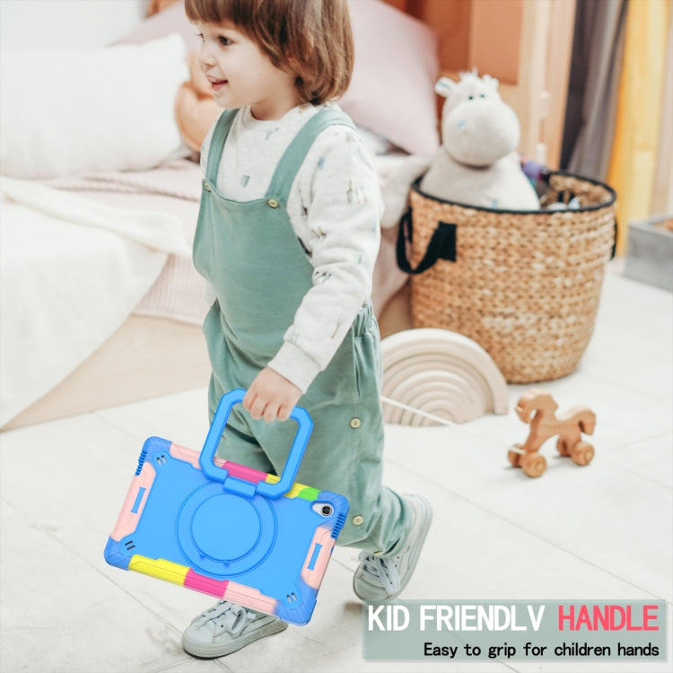 For Lenovo Tab M10 HD 2nd Gen Silicone + PC Bracelet Holder Tablet Case(Camouflage + Blue) - Lenovo by PMC TechLife | Online Shopping South Africa | PMC TechLife | Buy Now Pay Later Mobicred