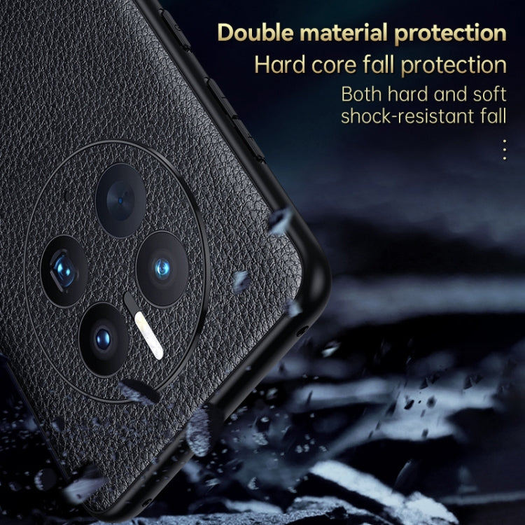 For Huawei Mate 50 Pro SULADA Invisible Bracket Leather Back Cover Phone Case(Black) - free shipping - PMC TechLife - Order now!