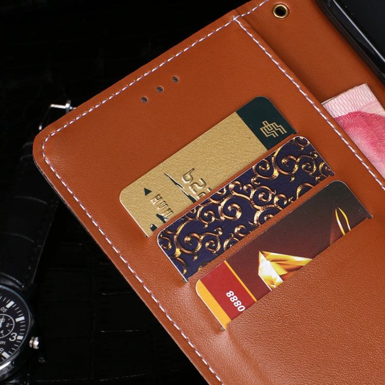 For Ulefone Armor 7 idewei Crocodile Texture Horizontal Flip Leather Case with Holder & Card Slots & Wallet(Black) - Ulefone Cases by idewei | Online Shopping South Africa | PMC Jewellery | Buy Now Pay Later Mobicred
