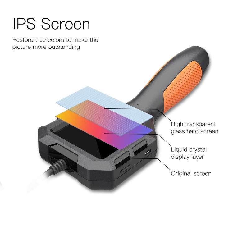 3.9mm P10 2.8 inch HD Handheld Endoscope with LCD Screen, Length:2m - free shipping - PMC TechLife - Order now!