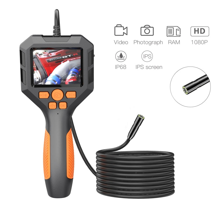 3.9mm P10 2.8 inch HD Handheld Endoscope with LCD Screen, Length:5m -  by PMC TechLife | Online Shopping South Africa | PMC TechLife | Buy Now Pay Later Mobicred