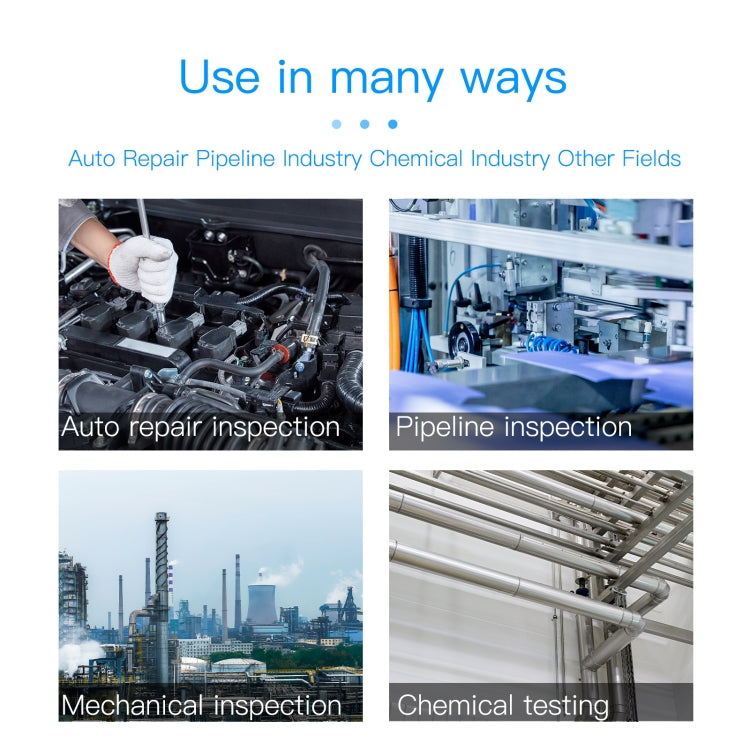 P100 8mm Side 2.4 inch HD Handheld Endoscope Hardlinewith with LCD Screen, Length:5m -  by PMC TechLife | Online Shopping South Africa | PMC TechLife | Buy Now Pay Later Mobicred