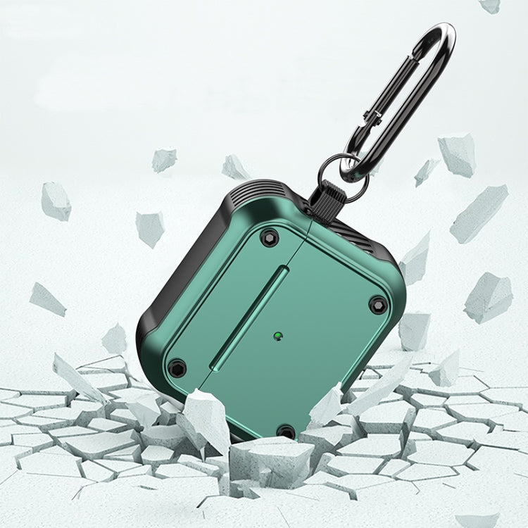 For  AirPods 3 Wing TPU + PC Shockproof Earphone Protective Case(Black Yellow) - For AirPods 3 by PMC Jewellery | Online Shopping South Africa | PMC Jewellery | Buy Now Pay Later Mobicred