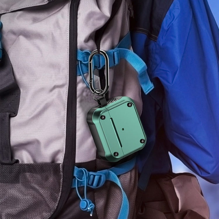 For  AirPods 3 Wing TPU + PC Shockproof Earphone Protective Case(Black Red) - For AirPods 3 by PMC Jewellery | Online Shopping South Africa | PMC Jewellery | Buy Now Pay Later Mobicred