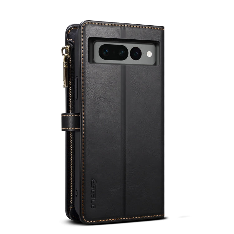 For Google Pixel 7 Pro 5G ESEBLE Star Series Lanyard Zipper Wallet RFID Leather Case(Black) - Google Cases by ESEBLE | Online Shopping South Africa | PMC TechLife | Buy Now Pay Later Mobicred