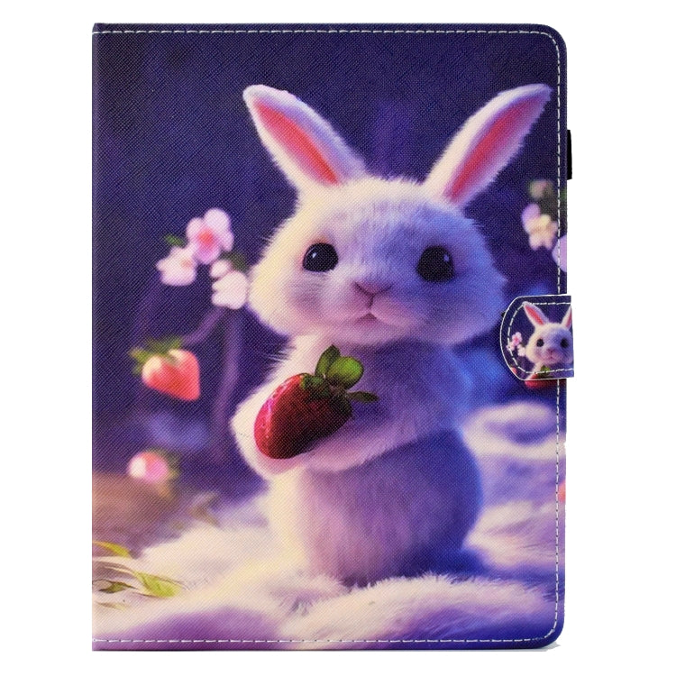 For 10 inch Tablet Electric Pressed TPU Leather Tablet Case(Strawberry Bunny) - 10 - 11 inch by PMC TechLife | Online Shopping South Africa | PMC TechLife | Buy Now Pay Later Mobicred