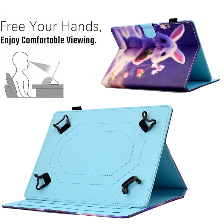 For 10 inch Tablet Electric Pressed TPU Leather Tablet Case(Strawberry Bunny) - 10 - 11 inch by PMC TechLife | Online Shopping South Africa | PMC TechLife | Buy Now Pay Later Mobicred